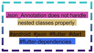 JsonAnnotation does not handle nested classes properly [upl. by Yunick804]