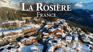 La Rosière ski resort 4K  2 Countries FRA ITA 1 Ski Area [upl. by Ysor287]