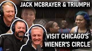 Jack McBrayer amp Triumph Visit Chicagos Wieners Circle REACTION  OFFICE BLOKES REACT [upl. by Elisee]