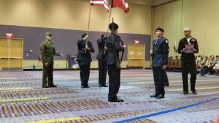 Black Hawk Color Guard Uncase Colors  NHSDTC Masters Division 2019 [upl. by Ninerb]