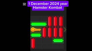 1 December 2024 year Hamster Kombat kiristal assembly to get the key [upl. by Patin]