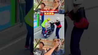 Kejadian tak terduga harga diri melorot di pom benain lucu funny funnyvideo ngakak kocak [upl. by Lona]