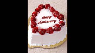 Beautiful anniversary cake decorating eggless cake design ideas for anniversary cake shorts [upl. by Fionnula]