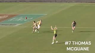 Thomas McGuane Highlights v Tasmania Devils Coates Talent League Round 15 [upl. by Drew]