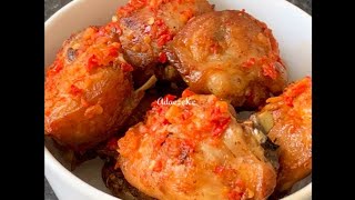 Peppered Chicken Peppered Chicken Recipe How To Make Nigerian Peppered or Spicy Chicken [upl. by Bloch]