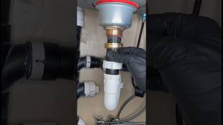 Leaking Drain Strainer Replacement plumbing diy helpingothers [upl. by Cleavland]