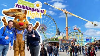 Das größte Volksfest nach dem Lockdown 🤩  Frühlingsfest Light Stuttgart 2022  Vlog 294 [upl. by Evette]