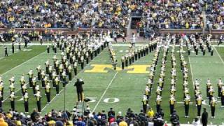 Michigan Marching Band  Band Take The Field [upl. by Boynton401]