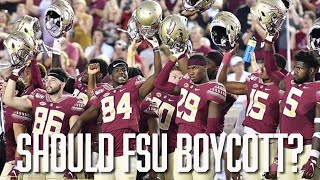 Should FSU Boycott Its Bowl Game Against Georgia  CFP Rankings  FSU Seminoles  CFP [upl. by Anirat]