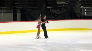 ISU 2014 Jr Grand Prix Tallinn Pairs Short Program Eliza SMYTH  Jordan DODDS AUS [upl. by Hennahane426]