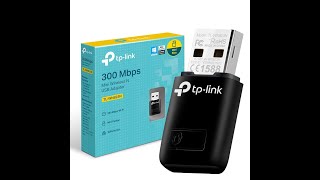 quotTPLink TLWN823N Review amp Setup  300Mbps Wireless N USB Adapterquot [upl. by Eirok514]