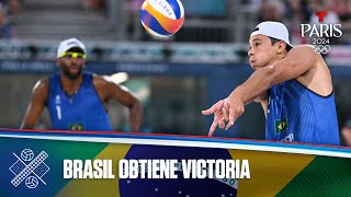 Brasil derrota a Canadá en Voleibol Playa  Juegos Olímpicos París 2024  Telemundo Deportes [upl. by Astrid]