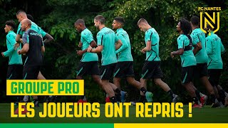 Groupe pro  les joueurs ont repris lentraînement [upl. by Hyams]