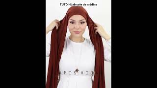 Tuto hijab soie de medine by Lamis Hijab [upl. by Jim]