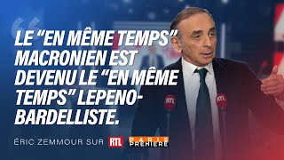 Eric Zemmour sur RTL  Le duel Macron  Le Pen est une pièce de théâtre [upl. by Darryn184]