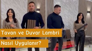 TV Ünitesi Dekorasyonu I 21 CM Lambri [upl. by Llien]