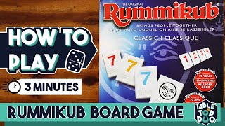 HOW TO PLAY RUMMIKUB easy instructions Rules  Setup [upl. by Bar]