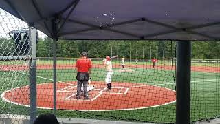 Cooper fouls off a few pitches then hits a looper to 2nd baseman [upl. by Older]