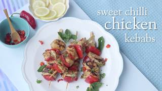 Slimming World Synfree sweet chilli chicken kebabs  FREE  full recipe in the description [upl. by Attirb]