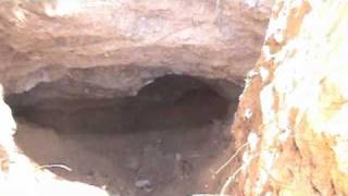 Digging Out the Entrance to an Abandoned Gold Mine Near Pine Valley CA [upl. by Broddy792]