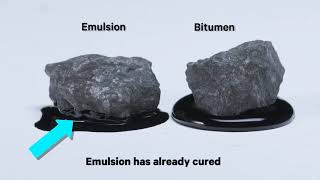 Watch the performance of bitumen emulsion vs standard bitumen  timelapse [upl. by Clemens487]