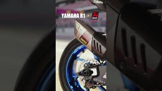 Yamaha R1 x Akrapovič full system exhaust [upl. by Goddart]