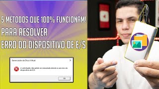 Erro do Dispositivo de ES 5 Métodos 100 Funcionam [upl. by Annayhs362]