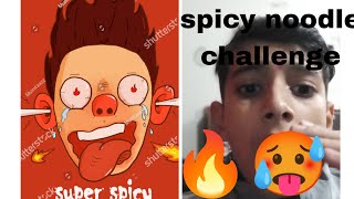 spicy noodle challenge 🥵🔥 noodle challenge vlog [upl. by Auvil]