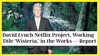 New David Lynch Show quotUnrecorded Nightquot  quotWisteriaquot to Start Filming Next Year [upl. by Layla]