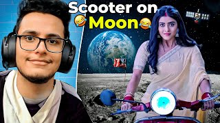 She Went to Moon on Scooter😂 Indian TV Serials are so Stupid [upl. by Aronos]