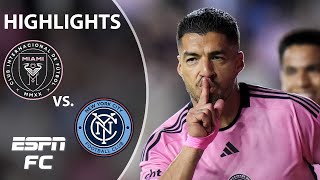 Inter Miami vs NYCFC  MLS Highlights  ESPN FC [upl. by Noroj]