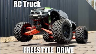 Insane RC Truck Freestyle with slow motion 🔥👌 [upl. by Ileak]