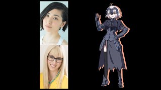 Anime Voice ComparisonJeanne dArc Alter FateGrand Order [upl. by Kalbli]