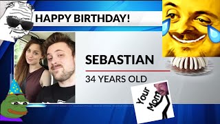 Forsen Reacts to Forsen on the news happy birthday Okayge [upl. by Paulson]