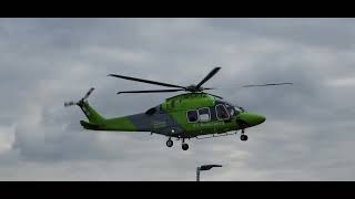 Childrens Air Ambulance HLE81 GCPTZ Taking Off At Derriford hospital On 151124 [upl. by Ashia]