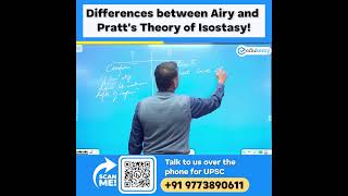 Difference Between Airy And Pratts Theory Of Isostasy upscpreparation civilserviceexam shorts [upl. by Alejo]