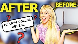 BIG REVEAL Elliana Walmsley Crazy ROOM Makeover 😲😲  Hollywire [upl. by Ellard]