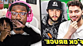 Reacting To Adin Ross amp Faze Banks Crashes Out On BruceDropEmOff [upl. by Maharva]