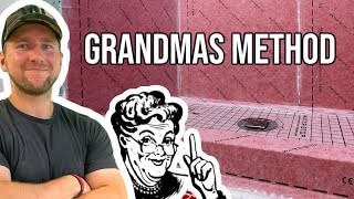 Grandmas Method How to waterproof a shower floor WINNI [upl. by Amik867]