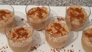 Dessert facile et rapide verrine mousseux au spéculoos [upl. by Madlin511]