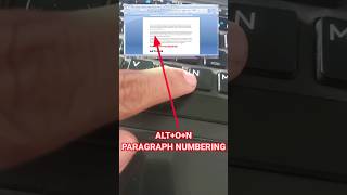 paragraph numbering in ms word shorts youtubeshorts viral [upl. by Ivey]