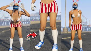 RARE Knee High SOCKS amp ANY Shoes No Transfer GTA 5 Online [upl. by Anauqahs77]