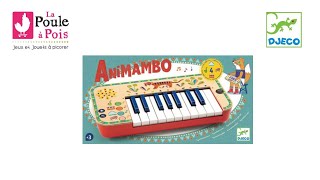 Synthétiseur Animambo  piano Djeco  lapouleapoisfr [upl. by Claude]