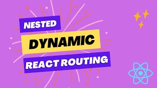 Dynamic Nested Routing in React  Same Component Different Route React  React Router DOM  React [upl. by Ainavi5]