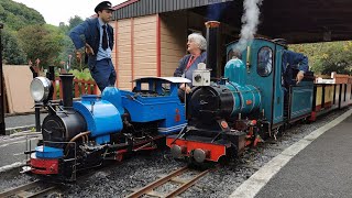 A trip on the South Devon Miniature Railway Sept 2020 [upl. by Anwaf589]