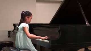 Sora plays SaintSaens Allegro Appassionato op70 12year old [upl. by Otilesoj]