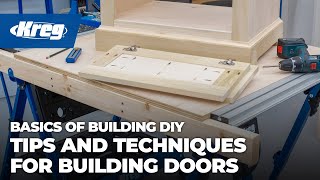 Tips And Techniques For Building Doors  Basics of Building DIY [upl. by Vaenfila321]