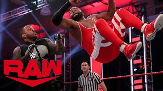 The Street Profits vs Bobby Lashley amp MVP Raw May 25 2020 [upl. by Adok246]