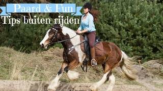 PAARDampFUN 2 Tips voor buitenrijden Beginnende ruiter pony [upl. by Baudin]