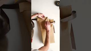 Tuto papier cadeau chemise pour la fête des pères  papiercadeau [upl. by Mariel68]